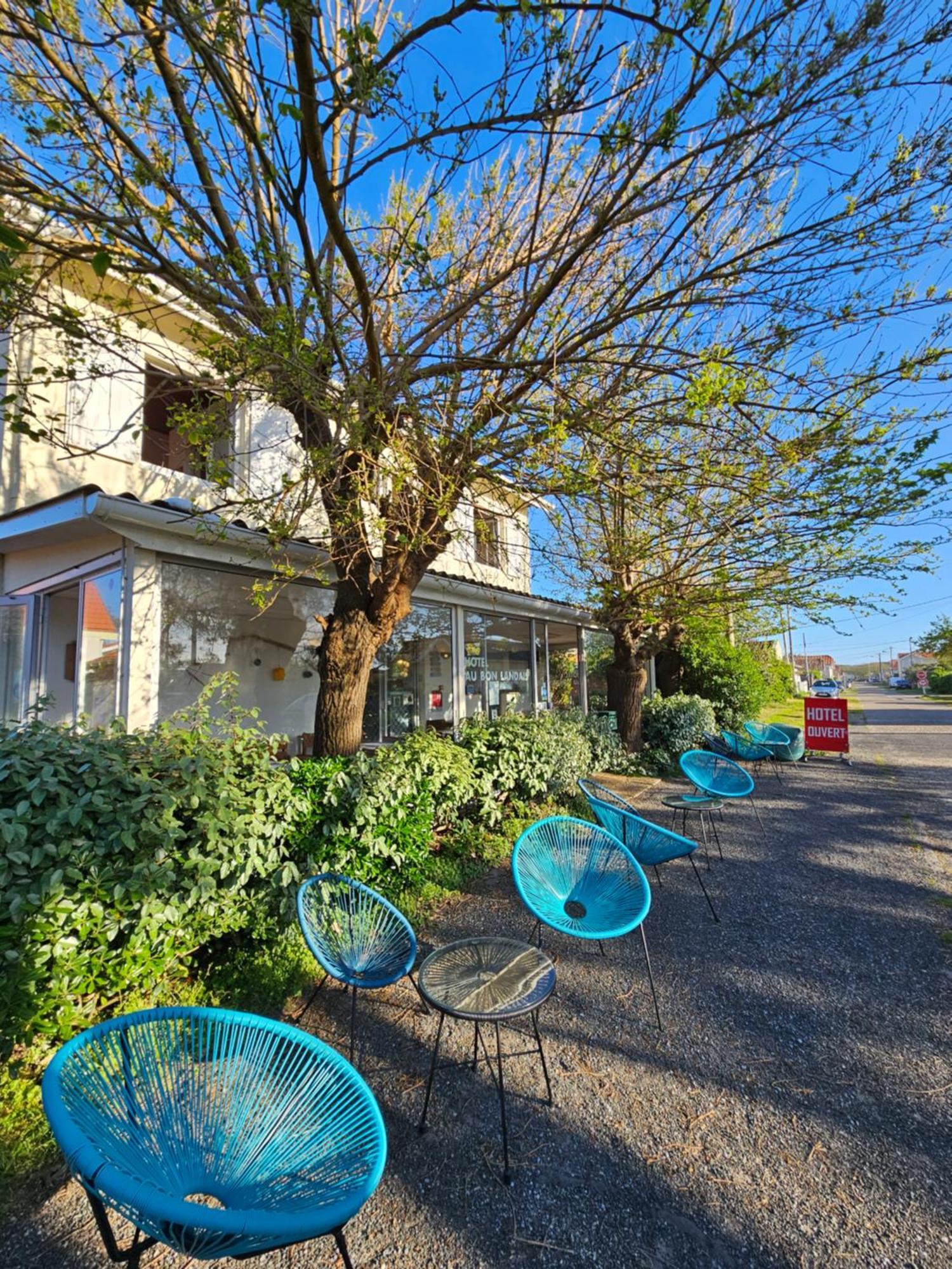 Hotel Au Bon Landais Biscarrosse-Plage Esterno foto